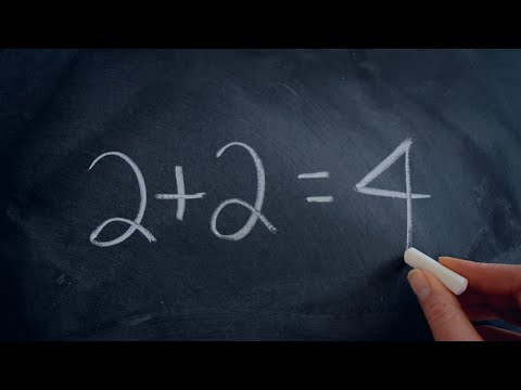 ASMR Extremely Satisfying Chalk Writing Sounds | solving math problems on a chalkboard - no talking