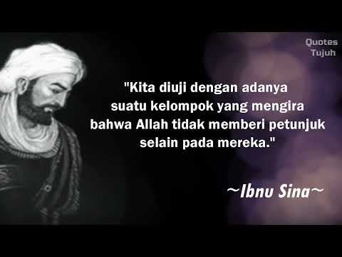 7 kata bijak Ibnu Sina untuk motivasi keseharian kita | versi QUOTES TUJUH