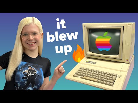 Kann ich diesen originalen Apple II-Computer aus den 80ern reparieren?