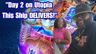 Utopia Of The Seas Day 2 | Nassau, Chops Grille & Aqua 80 Show – Full Cruise Vlog