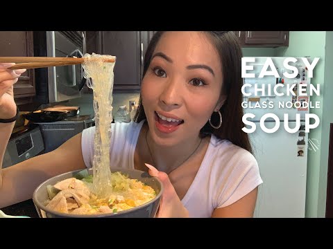 How to Make Healthy Chicken Glass Noodle Soup? | Easy Recipe