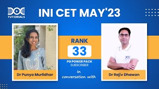 Download Lagu Rank 33, INI CET May 2023 - Dr Punya Murlidhar's Success Story | Dr Rajiv Dhawan | DocTutorials Thumbnail