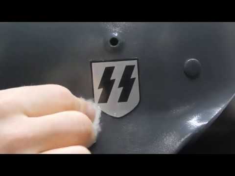 Rusty German Helmet Restoration