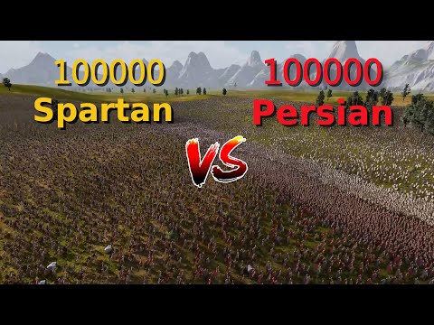 100000 Spartan Vs. 100000 Persian (Ultimate Epic Battle Simulator 2)