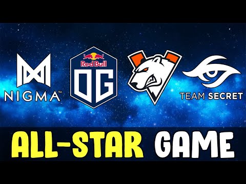 OG, Nigma, VP, Secret in ONE GAME - ALLSTAR DOTA 2