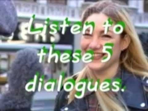 Real English® Lesson 1 - SUBTITLED- Hi. How are you doing? - CC Double