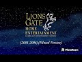 Lions Gate Home Entertainment Logo (2001-2006) (Filmed Version)