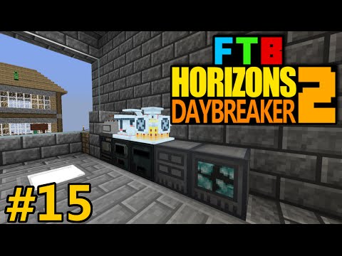 Minecraft - FTB Horizons Daybreaker - Part 15 "The storage machines"
