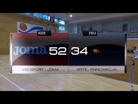 MS Sport Joma vs Erte - Finnowacja - I kolejka - II Liga Warszawa - Koszykarska Liga Biznesu
