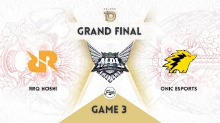 Download lagu RRQ vs ONIC Game 3 | RRQ Hoshi vs ONIC Esports Grand Final MPL ID S10 mp3
