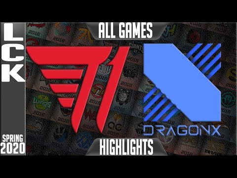 T1 vs DRX Highlights ALL GAMES | LCK Spring 2020 W6D3 | T1 vs DragonX