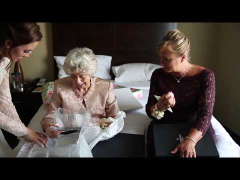 Meredith and Andy / First Look with Dad + Gifts with Family / Atlanta Wedding Video 7