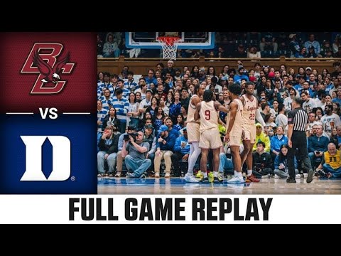 Duke vs. Boston College Full Game Replay | 2025-26 ACC Men's Basketball