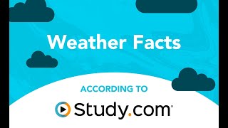 Weather and Temperature Trivia | Nature & Weather Facts (According to Study.com)