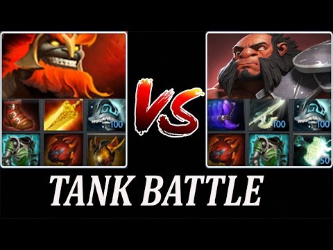 Mars Versus Axe - Epic Tank Battle Dota 2