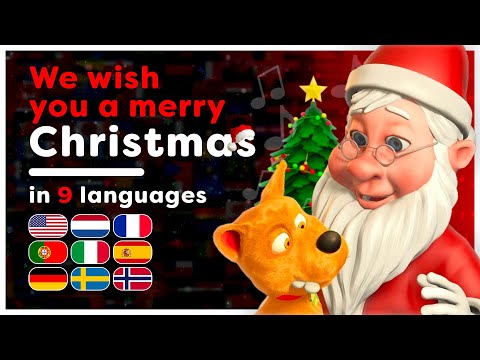 🎅 We wish you a merry Christmas 🎄 All languages! 🌍 Kids Songs Collection🎤 Hey Kids Worldwide