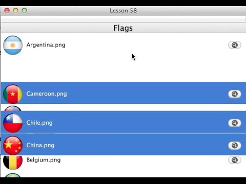 Cocoa Programming L58 - NSTableView Drag & Drop 4/4