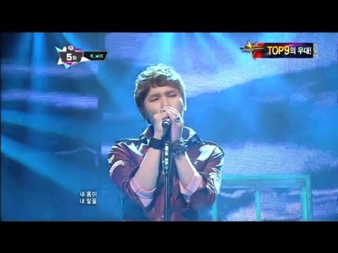 K.will_이러지마제발(Please don't by K.will@Mcountdown 2012.10.18)
