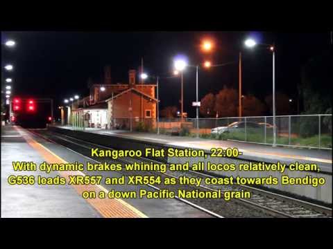 G536, XR557 and XR554 on a PN grain at Kangaroo Flat- 6/7/14