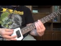 Black Sabbath - Paranoid (РИФ Как играть на гитаре) 