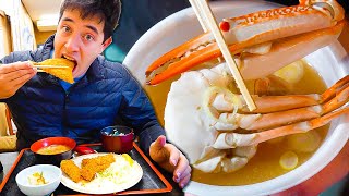 Japanese Seafood Heaven!! ¥100 Crab Soup + CRAZY TUNA Cutting in Yokohama, Japan!