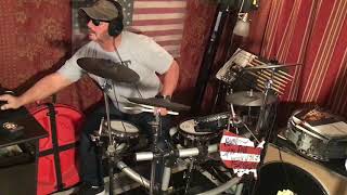 Travis Tritt - Double Trouble ( TSam Tatum) drum cover