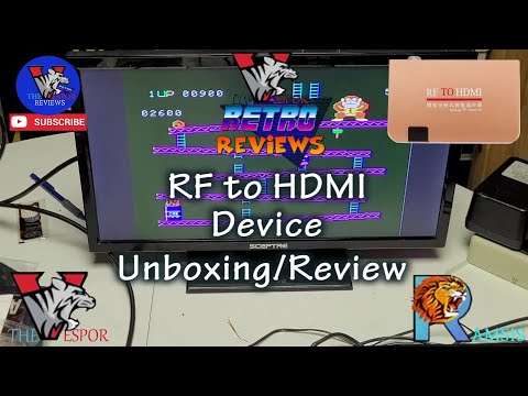How to Hook up Classic Console to Modern TV | RF to HDMI Converter