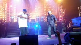 Ice Cube &amp; WC Crip Walk Straight Outta Compton movie set