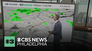 Partly cloudy, warm Thursday night in Philadelphia region