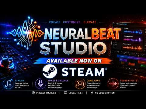NeuralBeat Studio: AI FX Studio Trailer thumbnail