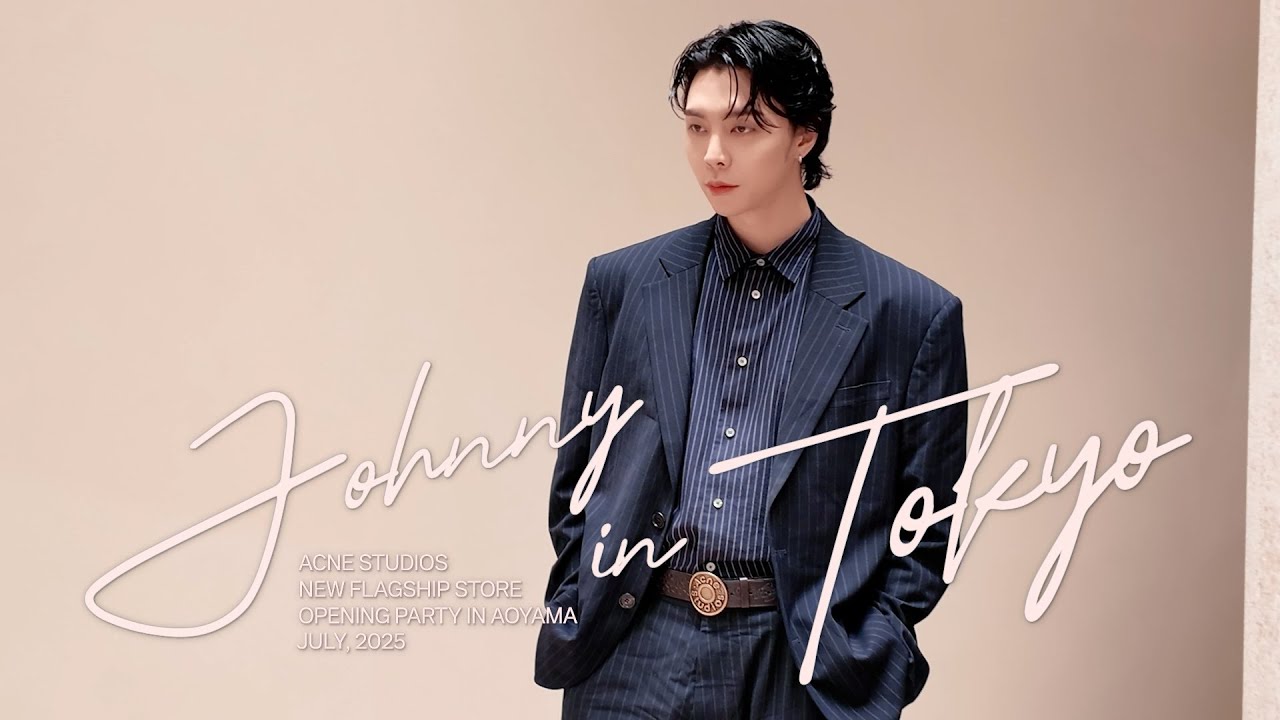 어디라도 가야지🐾⋆ ˚｡ ⋆  JOHNNY in TOKYO | Acne Studios New Flagship Store Opening Party in AOYAMA