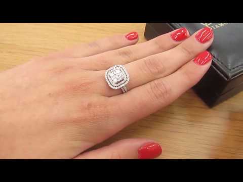 A video of Prestigious diamond ring studded with 97 diamonds