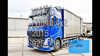 شاحنة ذات أغطية جانبية Volvo FH 540 4X2 GLOBETROTTER VEB+ I-PARK COOL 2015 | صورة 4 - Autoline
