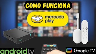 Como FUNCIONA MERCADO PLAY en SMART TV ANDROID TV - CHROMECAST GOOGLE TV y DECO FLOW F2