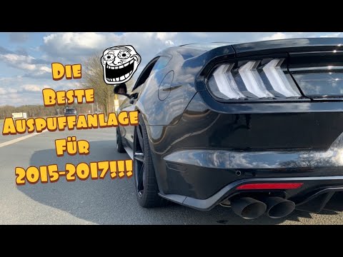Die BESTE AUSPUFFANLAGE für den Ford Mustang Gen6 2015-2017 !!! Semi-Legal xD