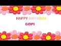 Gopi Birthday Postcards Happy Birthday GOPI