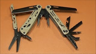 Wetactics 20 in 1 Light Seeker Multitool! ($27 - 50) Review, Quality Scissors, Backup Firestarter