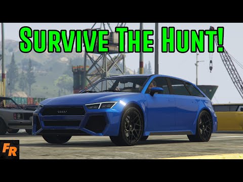 Gta 5 Challenge - Survive The Hunt #68 - The Modded Game!