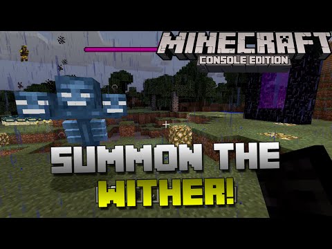 Puredominace - Minecraft Xbox & Playstation: How to Summon the Wither! | Spawning the Wither