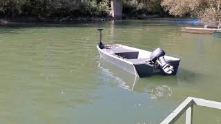Haswing Cayman Bow-Mounted 55lbs Model - On-Water Test