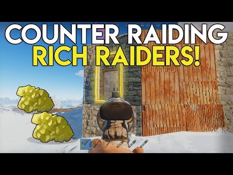 COUNTER RAIDING RICH RAIDERS AND RAIDING OUR NEIGHBOURS! - Rust Survival #80