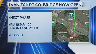 UPDATE: New I-20 bridge at FM 859 opens soon