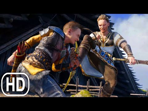 God of War Ragnarök - Heimdall Bullying Atreus Scene