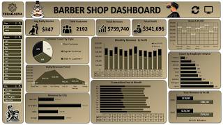 Download lagu Create a Barber Shop Dashboard in Excel 💈 | Step-by-Step Tutorial mp3