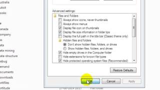 How to hide folders in Windows 7