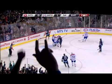Winnipeg Jets vs Montreal Canadiens Highlights 12/22/11