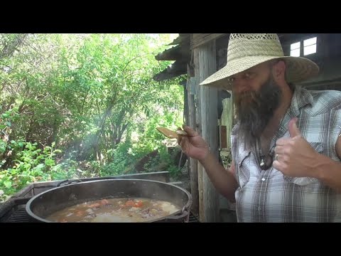 DUTCH OVEN ELK STEW on NUKE OUTDOOR GRILL, Also...