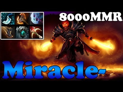 Dota 2 - Miracle- 8000MMR Plays Ember Spirit vol 6 - Ranked Match Gameplay