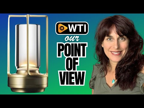 Portable Metal Table Lamp for Indoor/Outdoor - WTI product video review