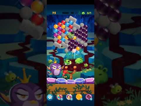 Angry Birds Pop Bubble Shooter- Level 529 3 STARS NO BOOSTERS #angrybirdspopbubbleshooter